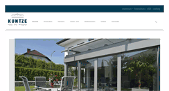 Desktop Screenshot of kuntze-gmbh.de