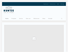 Tablet Screenshot of kuntze-gmbh.de